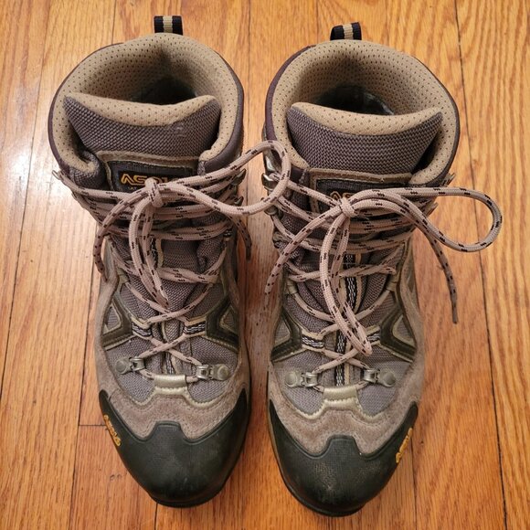 Asolo ATTIVA GTX Hiking Boots 7.5‎ Brown High Top Lace Up Waterproof Gore Tex - Picture 2 of 15